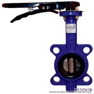 Затвор дисковый межфланцевый чугунный 017W