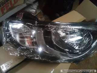 Фары на Хундай Солярис левая, правая