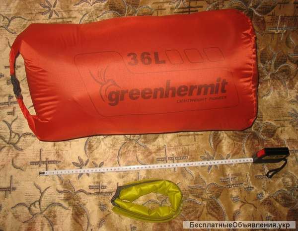 Cordura 30D 36L~69g Ультралегкий сверхпрочный гермомешок Greenhermit