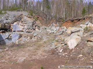 Карьер блочного камня по добыче серпентинита (змеевика)