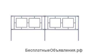 Дорожные ограждения ПО-1.000 СБ