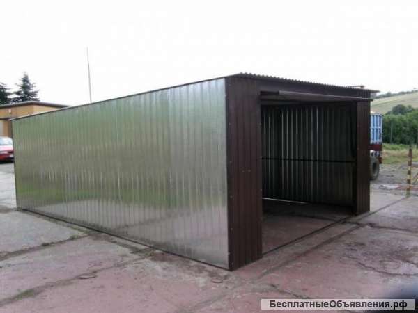 Монтаж каркасных гаражей в Щёкино