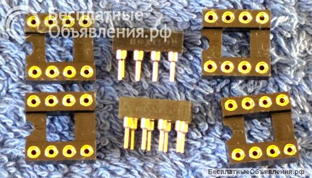 Панельки SOCKET IC SS DIP 8-40X3.56 под IC цанговые Germany, обычный шаг оригинальные НОВЫЕ