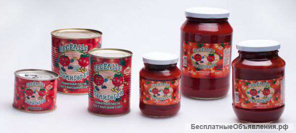 Томатная паста "Веселые помидорки"