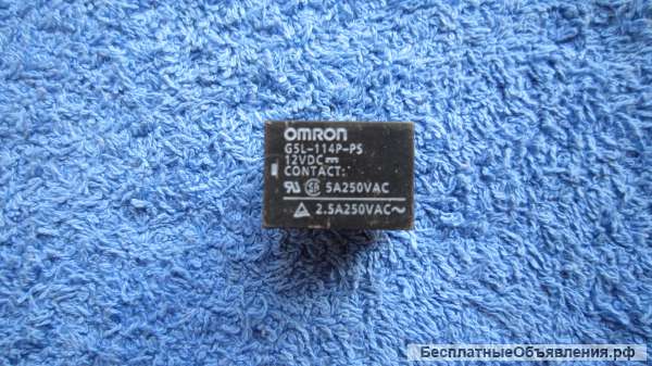 Omron G5L-114P-PS 12V 5A 250V Реле
