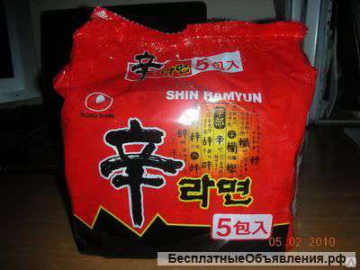 Лапша быстрого приготовления нонгшим TM Nongshim. Опт