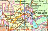Настенная карта Ростовской области