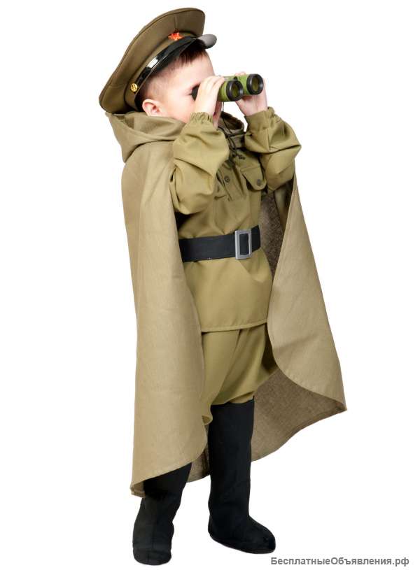 Военный костюм для мальчика Командир с биноклем