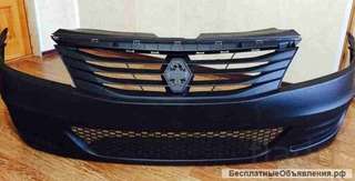 Бампер передний в сборе Рено Логан Ф 2 с 10
