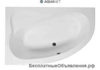 Ванна акриловая ассиметричная Aquanet Luna 155x100 L левая