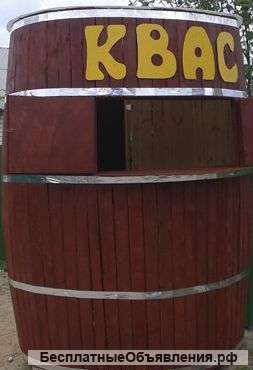 Изготавливаем торговый круглый киоск-бочка