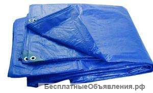 Оптом и в розницу Тент Тарпаулин 2х3м плотность180г/м.кв (синий)