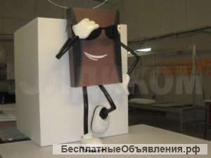 Изготовление вывесок и объемных букв из пенопласта