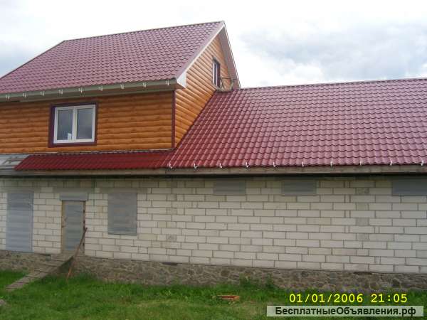 Недостроенный магазин с жилыми помещениями в Воронежской обл