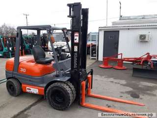 3-х тонный вилочный погрузчик Toyota 6FD30
