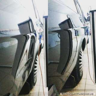 Удаление вмятин без покраски