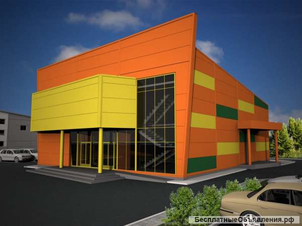 Строительство зданий под ключ. Сэндвич панели.