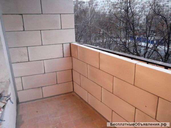 Ремонт балконов под ключ