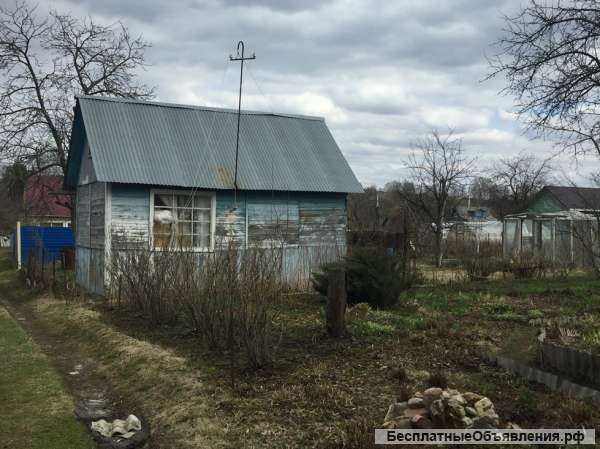 Участок с небольшой дачей в черте города Серпухов