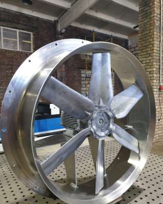 Вентилятор для сушильных камер осевой реверсивный