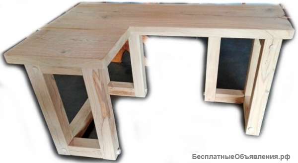 Стол дубовый, угловой