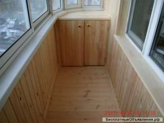 Отделка балконов, лоджий, прихожих, бань