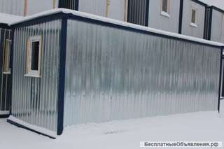 Бытовка, блок контейнер 6м новая, теплая