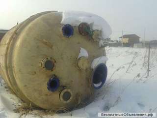 Сборники реакторы акратофоры эмалированные (емкость) с рубашкой 6 10 25 м3