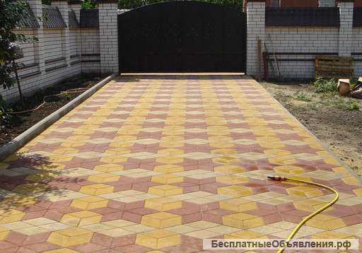 Тротуарная плитка укладка в Воронеже