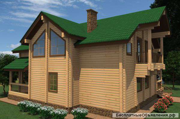 Дома и бани из клееного бруса