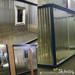 Металлическая бытовка Бж-01 П