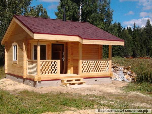 Участок с баней