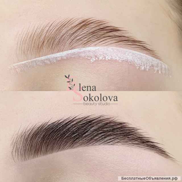 Ламинирование ресниц Брови