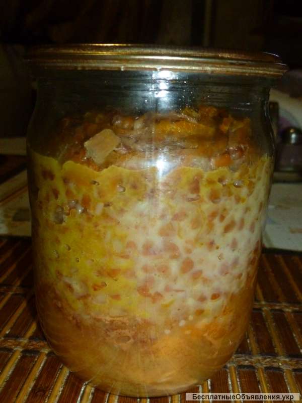 Каша Гречневая со свининой. Домашнего приготовления.