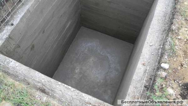 Погреб ЖБИ. Монолитный погреб.