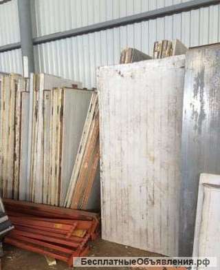 Сэндвич панели пенополиуретан ППУ(PUR)80мм обрезки