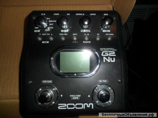 Новый Гитарный Процессор ZOOM G2 NU