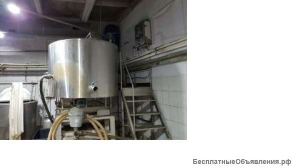 Ванна сырная, объем 2000 л