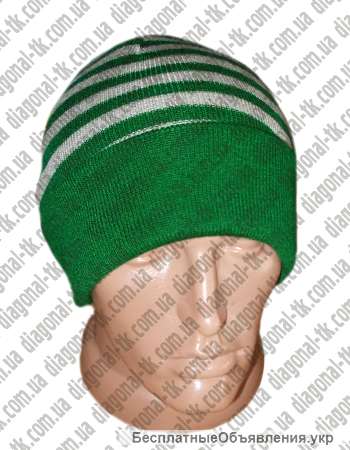 Вязаные мужские шапки