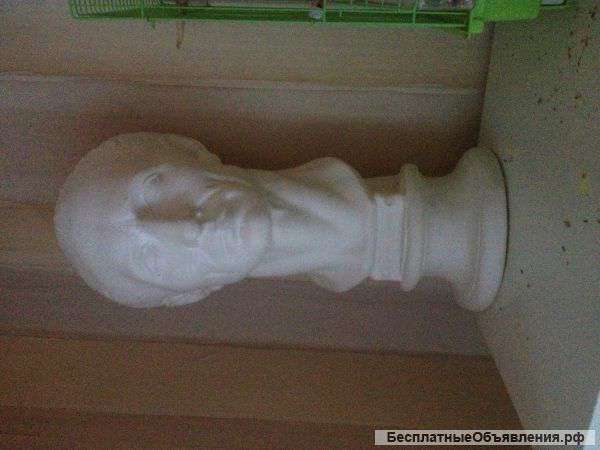 Голова Цезаря гипсовая
