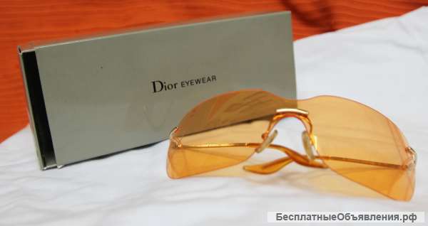 Очки Dior оранжевые