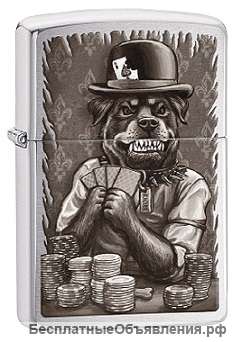 Зажигалка Zippo 77127 Dog Playing Poker