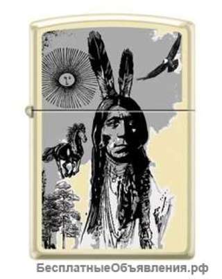 Зажигалка Zippo Indian Portrait