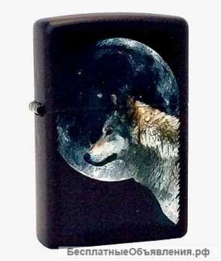 Зажигалка Zippo Wolf and Moon