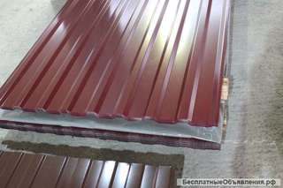 Профнастил С8 0.4 толщина RAL3005 (бордовый) 55