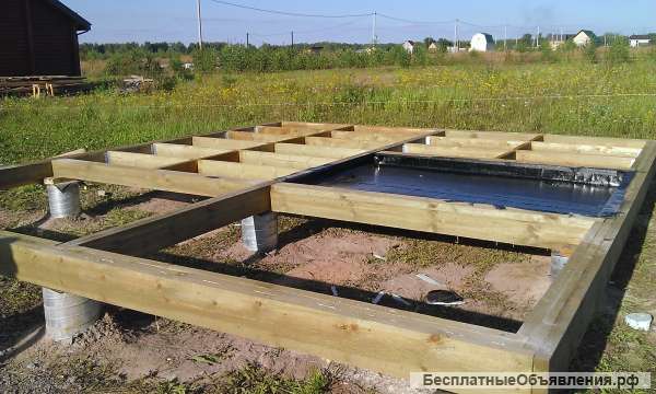 Каркасная баня под ключ 5 на 6 метров