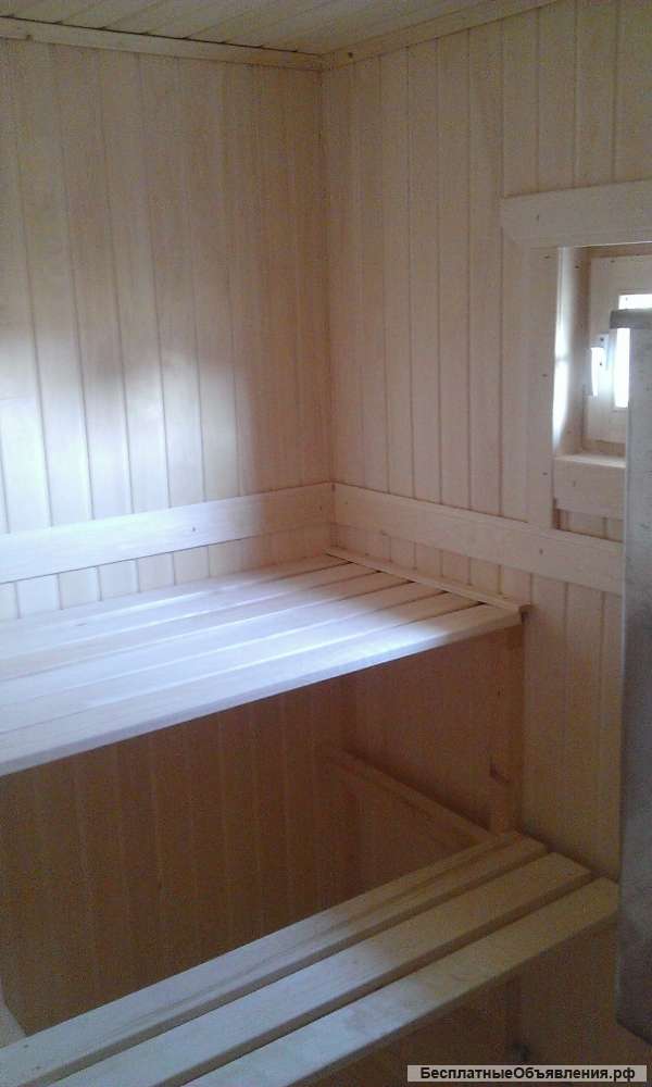 Каркасная баня под ключ 5 на 6 метров