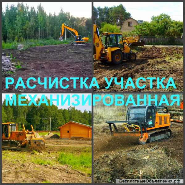 Расчистка участков. Мы расчистим ваш участок на совесть.