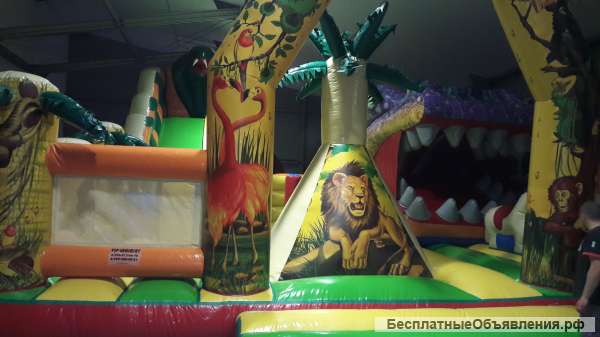 Надувной батутный комплекс "Саванна "