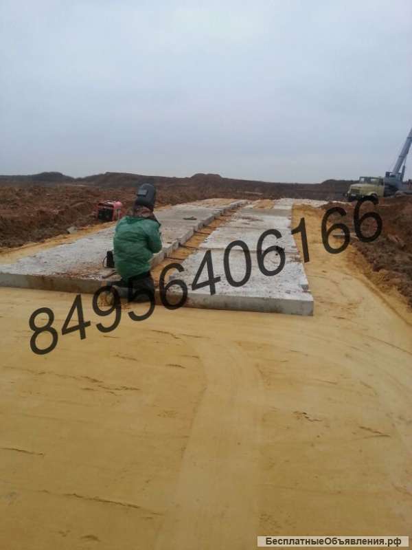 Монтаж б/у дорожных и аэродромных плит. Самые низкие цены